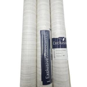 Exclusive Wallpaper Light Gray Pattern # FD24928 Set of 3 Rolls 10M x 52cm Each